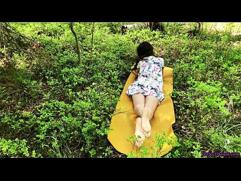❤️ 陌生人在Tinder上自慰我的阴部，并在树林里热情地做爱 ☑ Quality sex